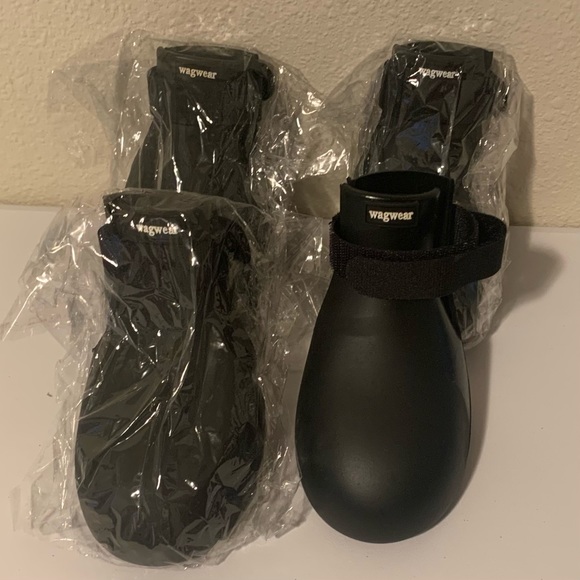 Wagwear Dog Wagwear Wagwellies Xxl Black Dog Shoes Rubber Boots For